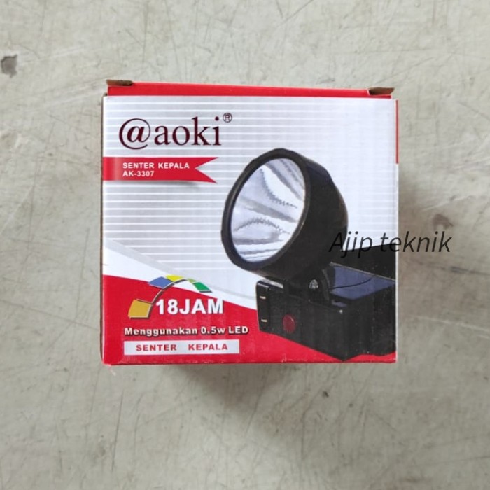 Senter kepala charger Aoki AK 3307