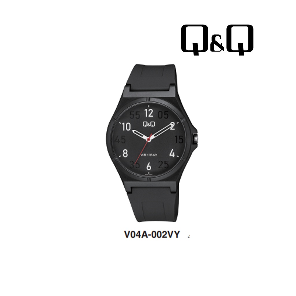 SALE Jam Tangan Pria Sporty Casual Rubber Analog Original Q&amp;Q QNQ QQ V04A Series