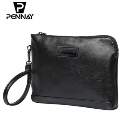Pennay Tas Tangan Kulit Pria Import V7770 Clutch Bag Men murah