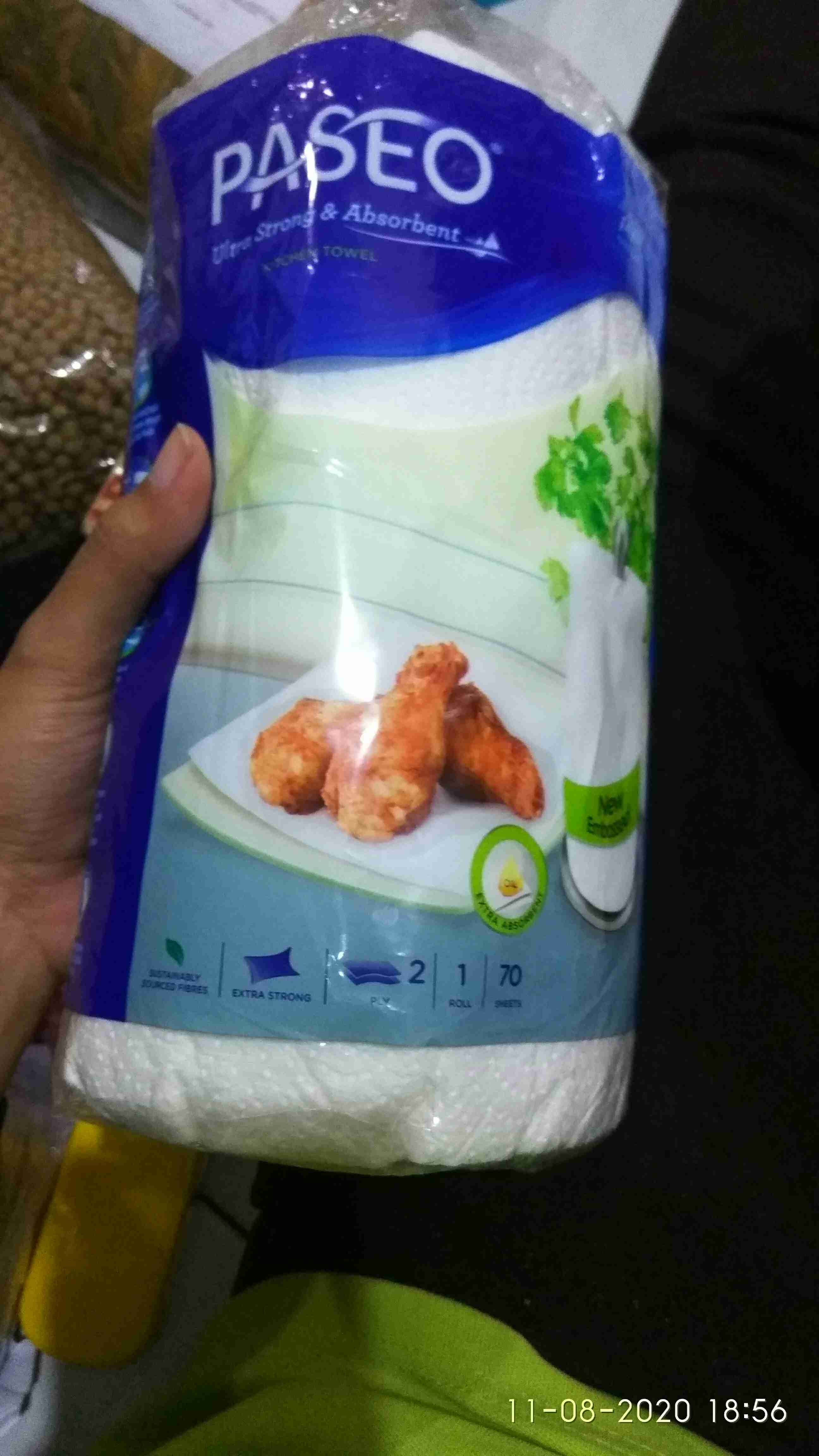 Paseo Kitchen Towel 70 Sheet 2 Ply 1 Roll