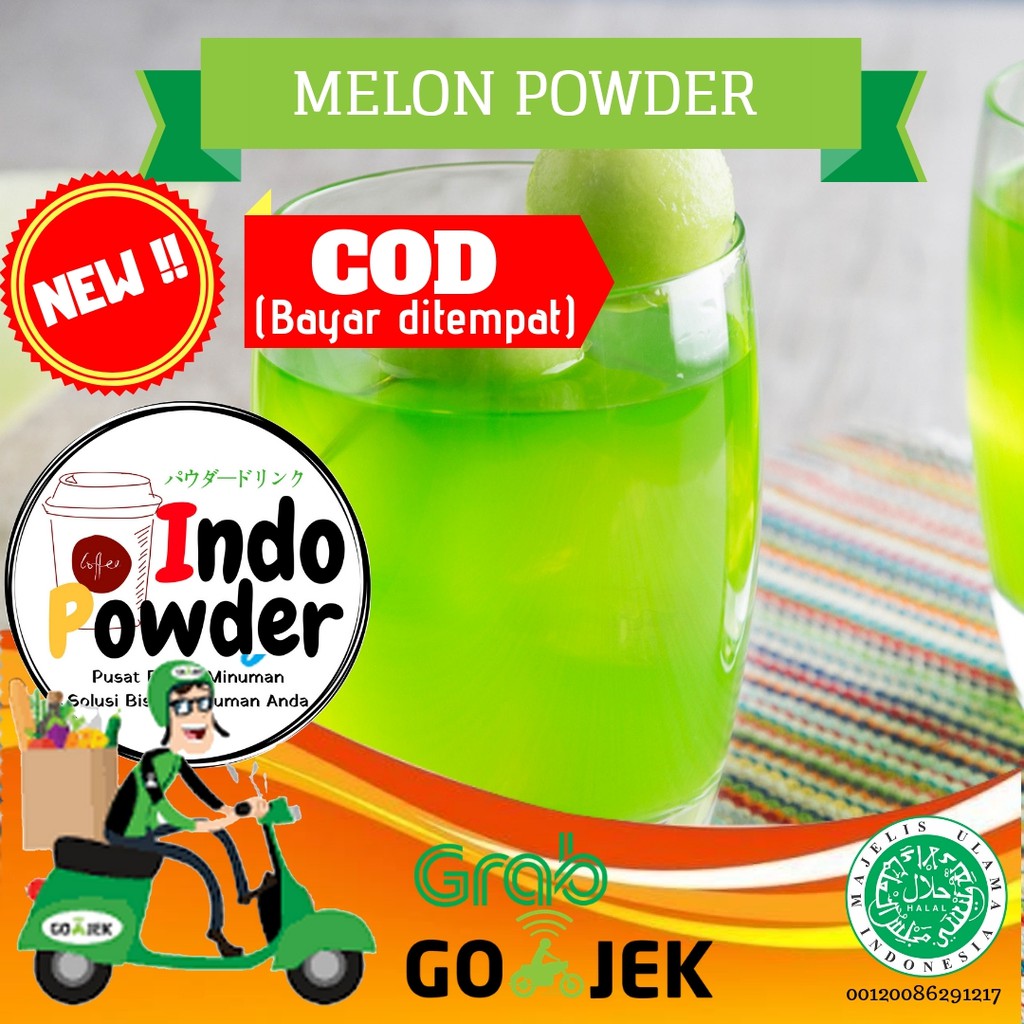 Bubuk Melon 1Kg / Melon Bubuk 1Kg / Powder Melon 1Kg / Melon Powder 1Kg / Bubuk Minuman Melon 1Kg