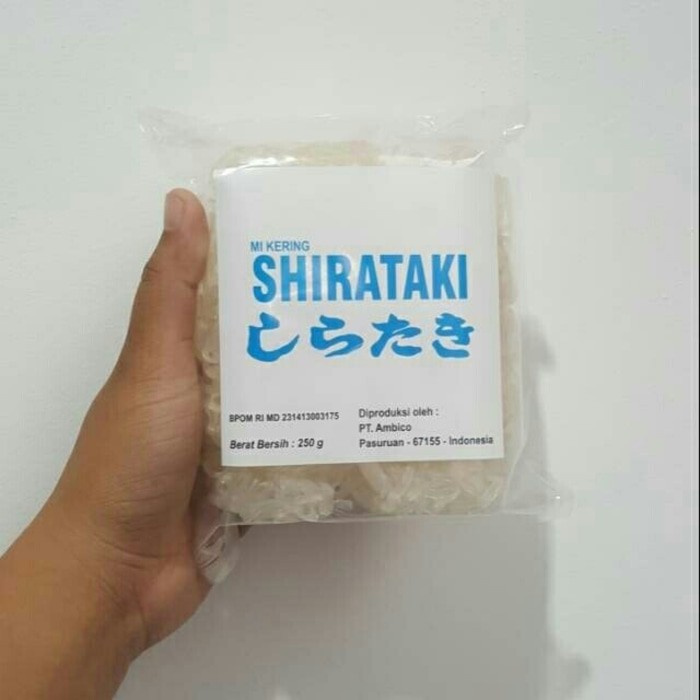 

Mie Kering Shirataki 250gram 1 Pack 10pcs Dry Diet Keto DEBM