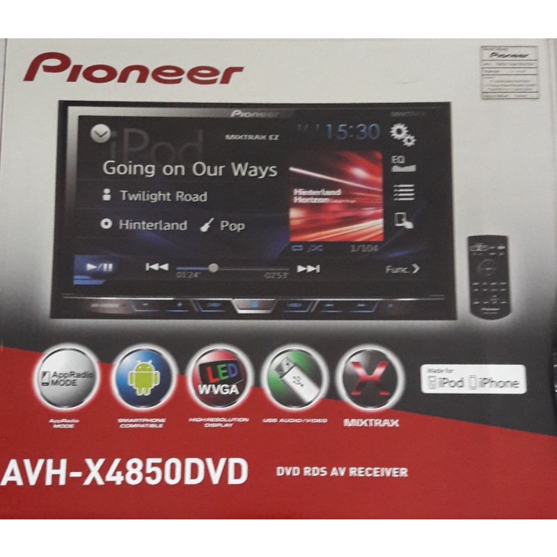 Double Din Pioneer ABH X4850 DVD