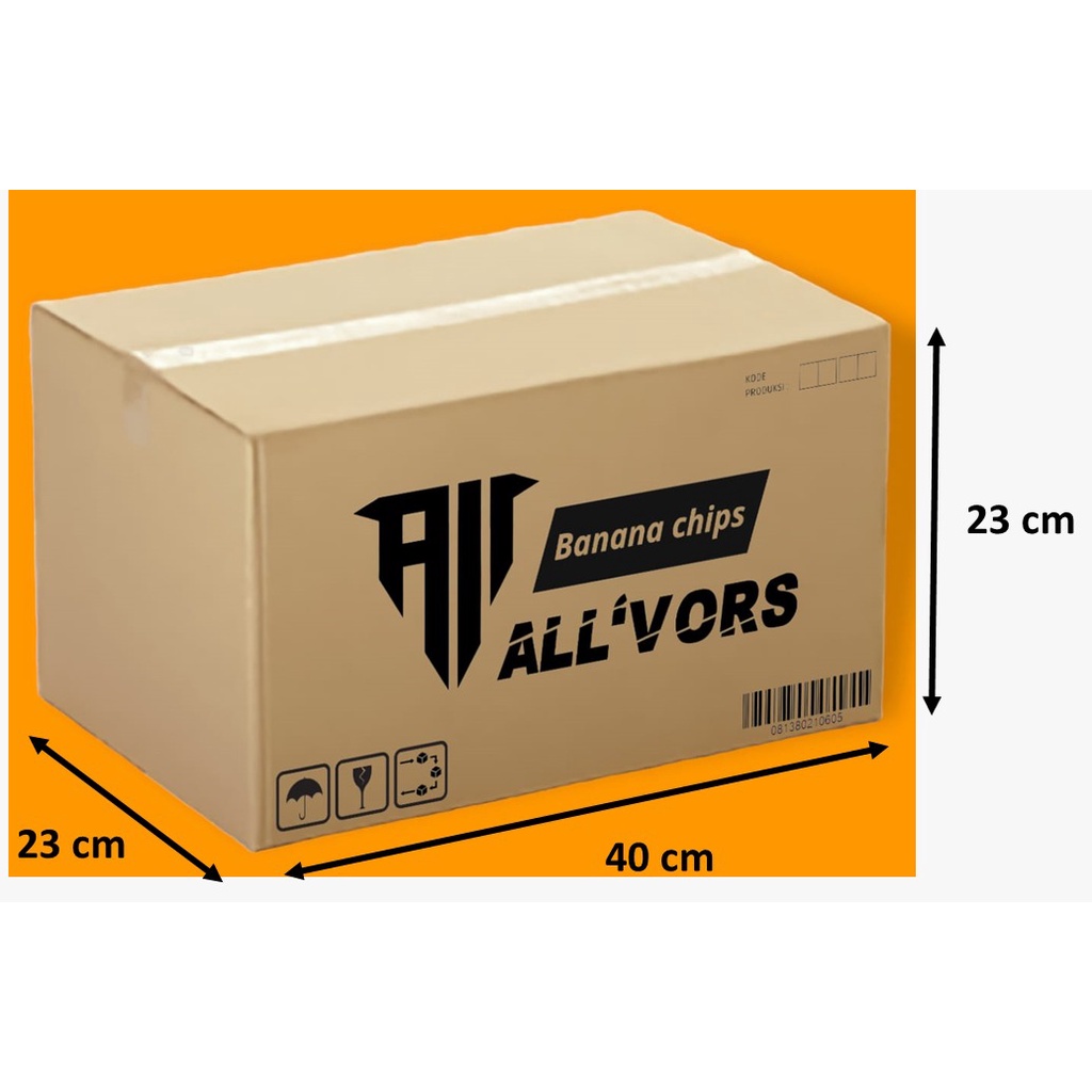 

SH WA 0605 Kardus Box Snack Custom Dus Standar Sablon Packing Produk Kemasan