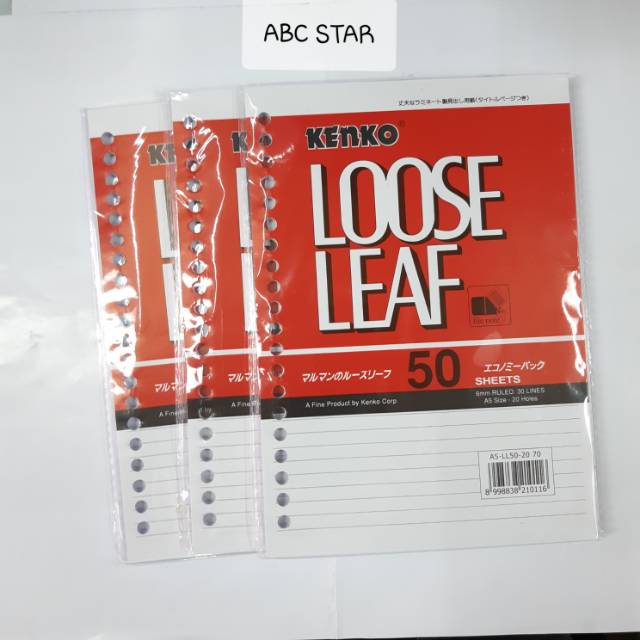 

Isi Binder/Loose leaf A5