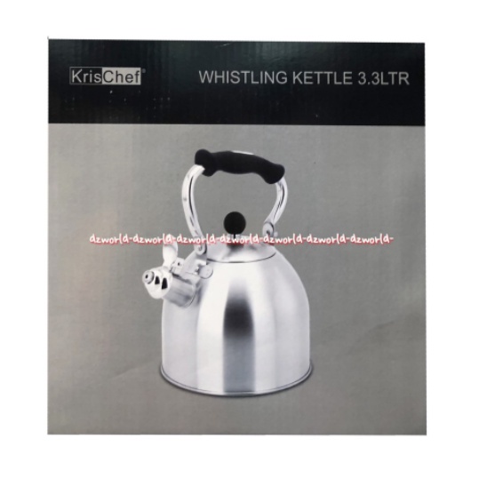 Krischef Whistling Kettle 3.3L Teko Cerek Masak Bunyi Pluit Kris Chef Wistling Whist ling Ketel 3.3 Litter