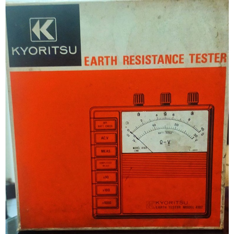 kyoritsu earth resistance tester