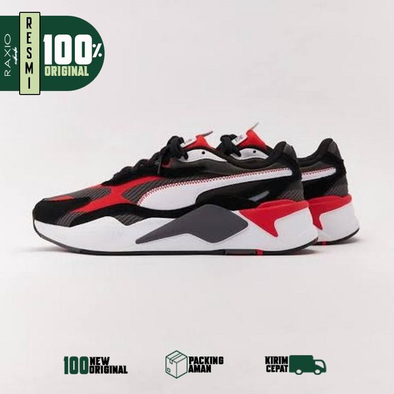 puma rs black red