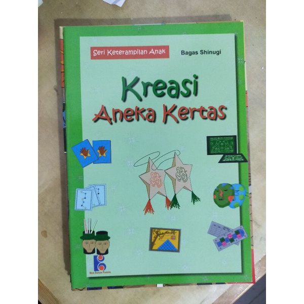 ORI buku seri ketrampilan anak kreasi dari kertas edisi terbaru