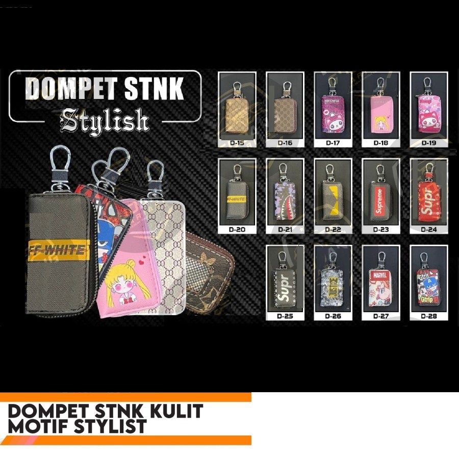 Dompet STNK Kulit Motif Stylist