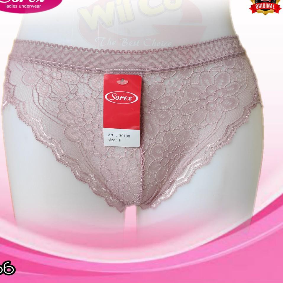 Trendϟ K166 | CD WANITA SOREX BRUKAT TRANSPARAN 30100 | CELANA DALAM WANITA TRANPARAN SOREX | CELANA