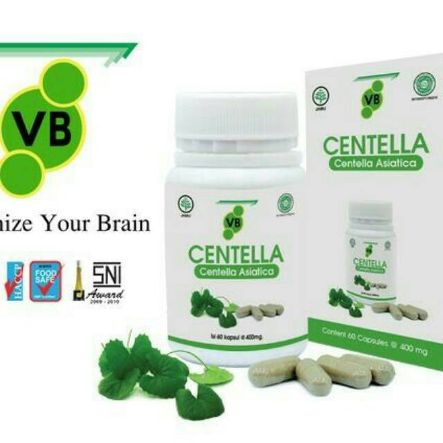Vitabrain nutrisi otak.. 100% asli centella vita brain