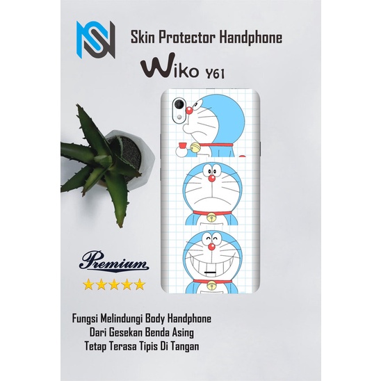 Isi 2pcs Garskin Hp Wiko View MAX Motif dorae - Free Custom Motif