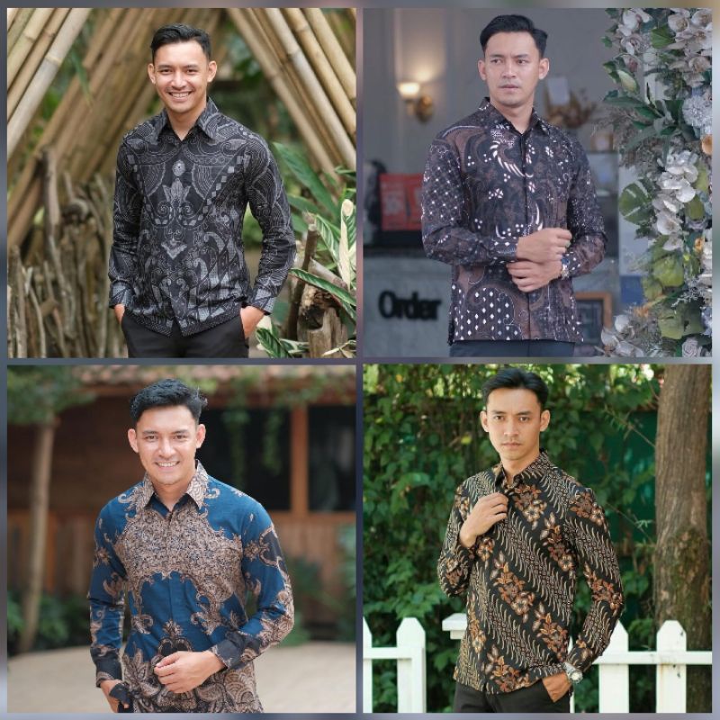 KEMEJA PANJANG MLXL PARANG MELATI Batik Pria Slim Fit Kemeja Batik Pria Kemeja Batik Slim Fit Pria Batik Slim Fit Baju Batik Pria