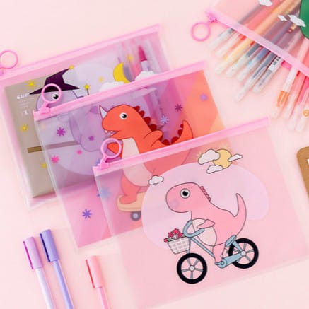 

Dompet Plastik Transparan Ziplock Tempat Pensil Motif Lucu Termurah