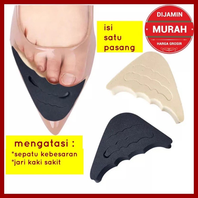 1 Pasang Ganjelan Sepatu Longgar /  Solusi Sepatu Kebesaran /  Sol Sepatu