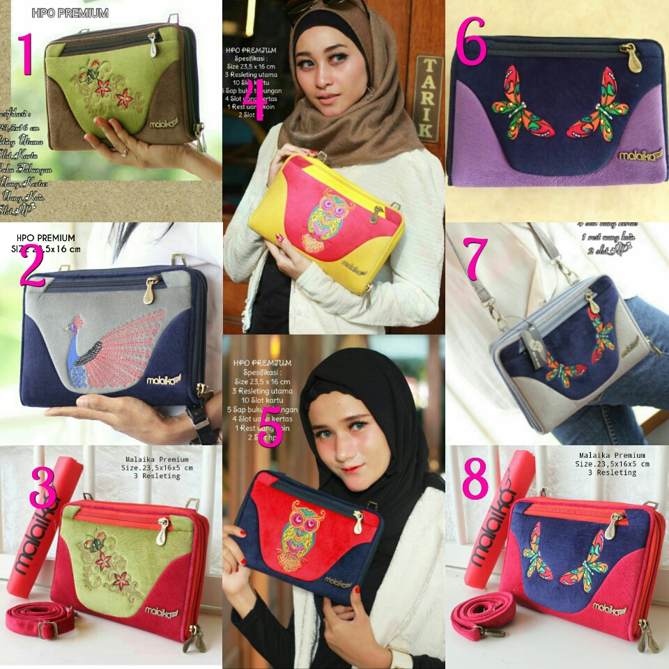 Dompet Selempang Murah / Promo Dompet Bisa Selempang / Big Sale Tas Slempang / Malaika HPO Premium