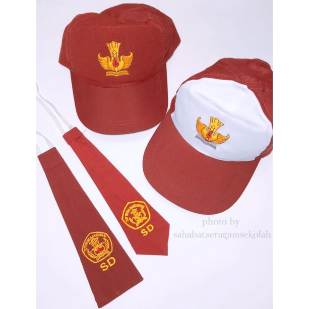 TOPI SD SMP SMA SEKOLAH DAN DASI SD SMP SMA SEKOLAH /  SD SMP SMA