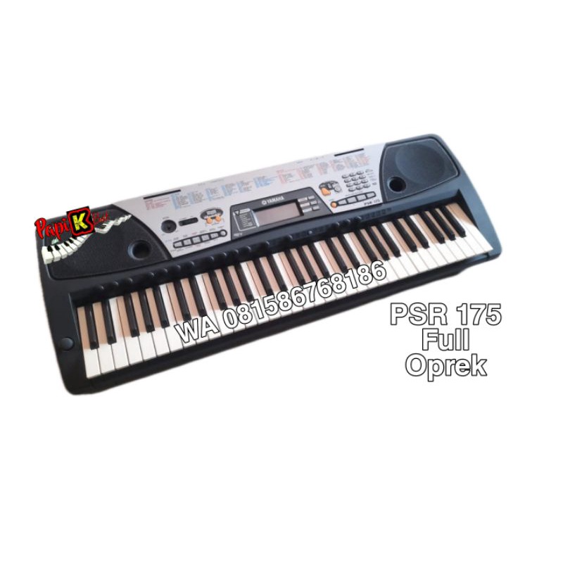 Jual Keyboard Yamaha PSR 175 Full Oprek Shopee Indonesia