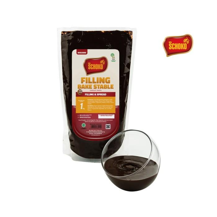 

Selai Schoko Bake Stable Filling & Spread - 1 Kg / Selai Coklat Panggang