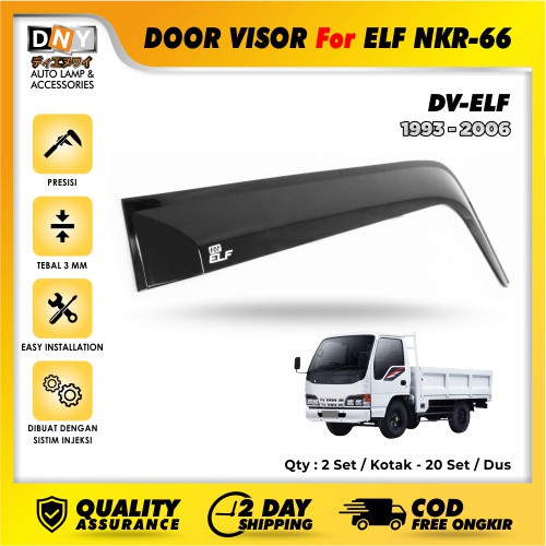 Talang Air / Door Visor DNY For Isuzu Nkr 66 Injection High Quality