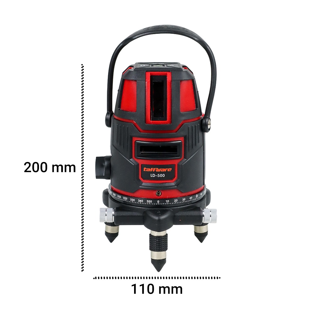 Mesin Self Leveling 5 Line Laser Red Beam Infrared 4D LD-500