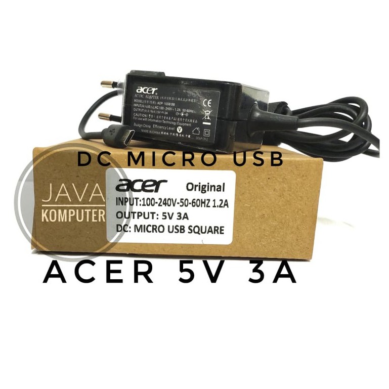 ADAPTOR CHARGER ACER ONE 5V 3A (MICRO USB)