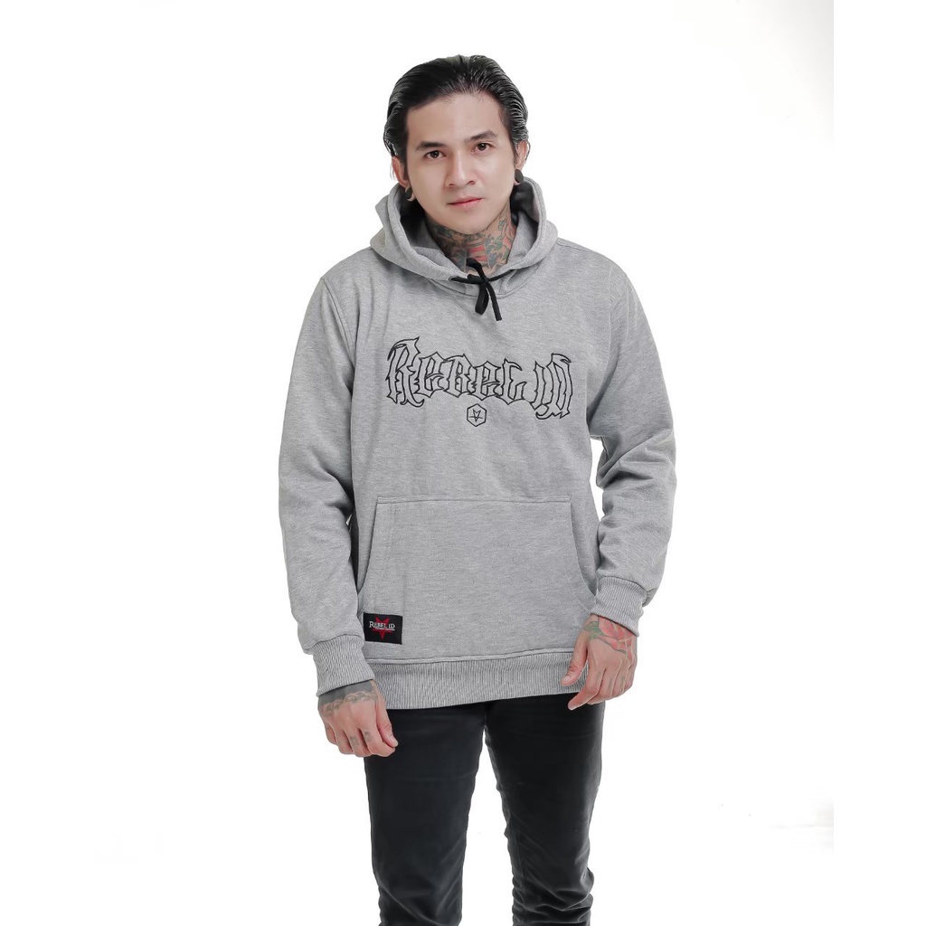 Jaket Sweater Hoodie Pria Bordir Font Metal Sweater Jaket Hoodie Pria Wanita Premium terlaris