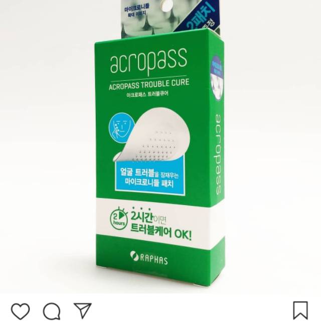 Acropass pimple patch