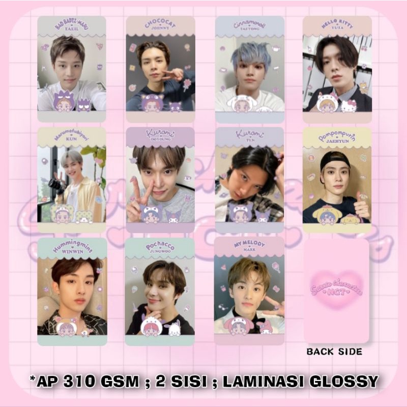 Photocard NCT Sanrio Lotte Cinema Phototicket GD Unofficial (BACA DESKRIPSI)