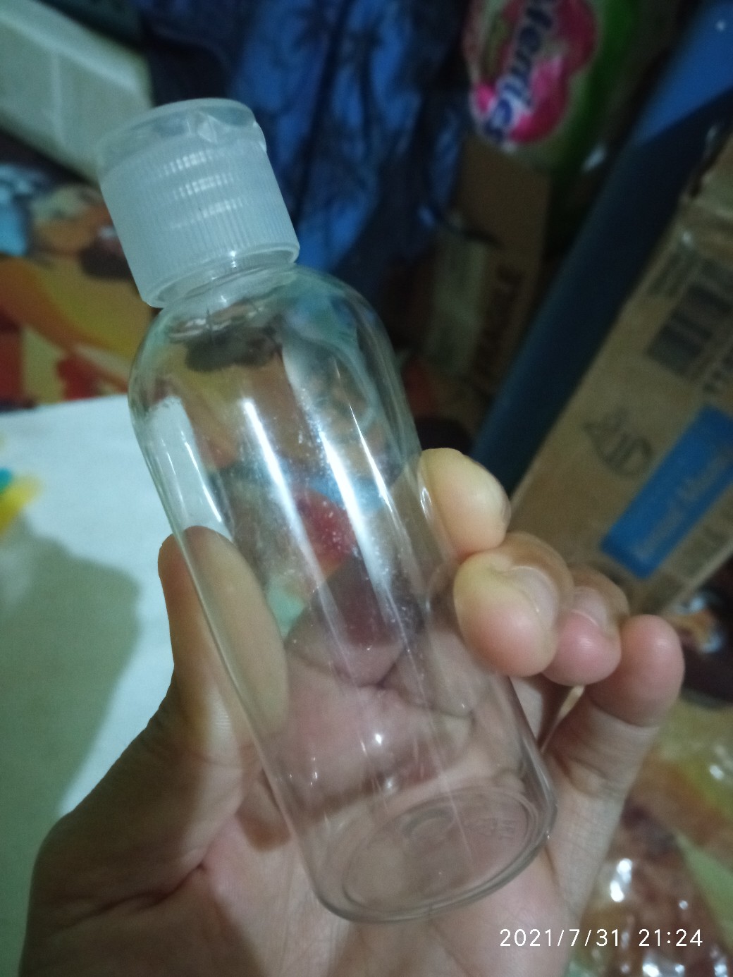 Gajebo - Botol Plastik 100ml Tutup Fliptop Bahan Tebal Harga Grosir / Botol Isi Ulang