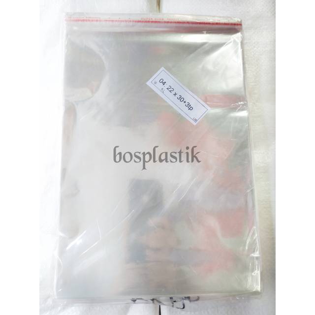 

Plastik OPP Baju Lem / Seal Uk 22x30 (100 lembar)