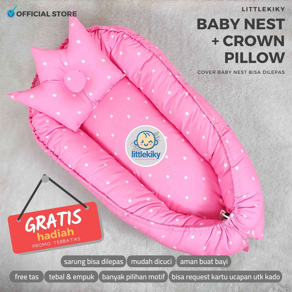 Baby Nest ( cover bisa dilepas ) Anti Kotor dan Debu