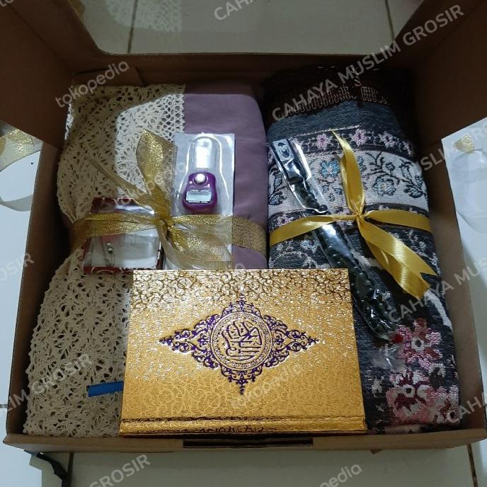 =====] HAMPERS CEWEK KADO MUSLIMAH MUKENA SEJADAH ALQURAN TASBIH DIGITAL