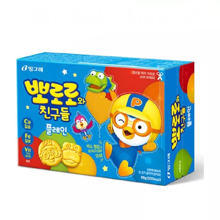 PORORO &amp; FRIENDS BISCUIT / 65GR