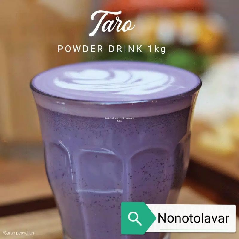 

Taro. bubuk minuman. HALAL & BPOM