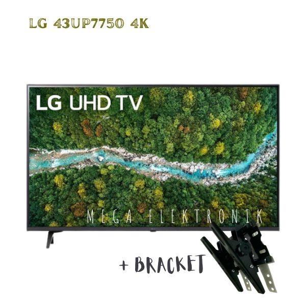 Lg 43Up7750 4K Smart Uhd Tv Ai Thinq Tv 43 Inch + Bracket Tv 56