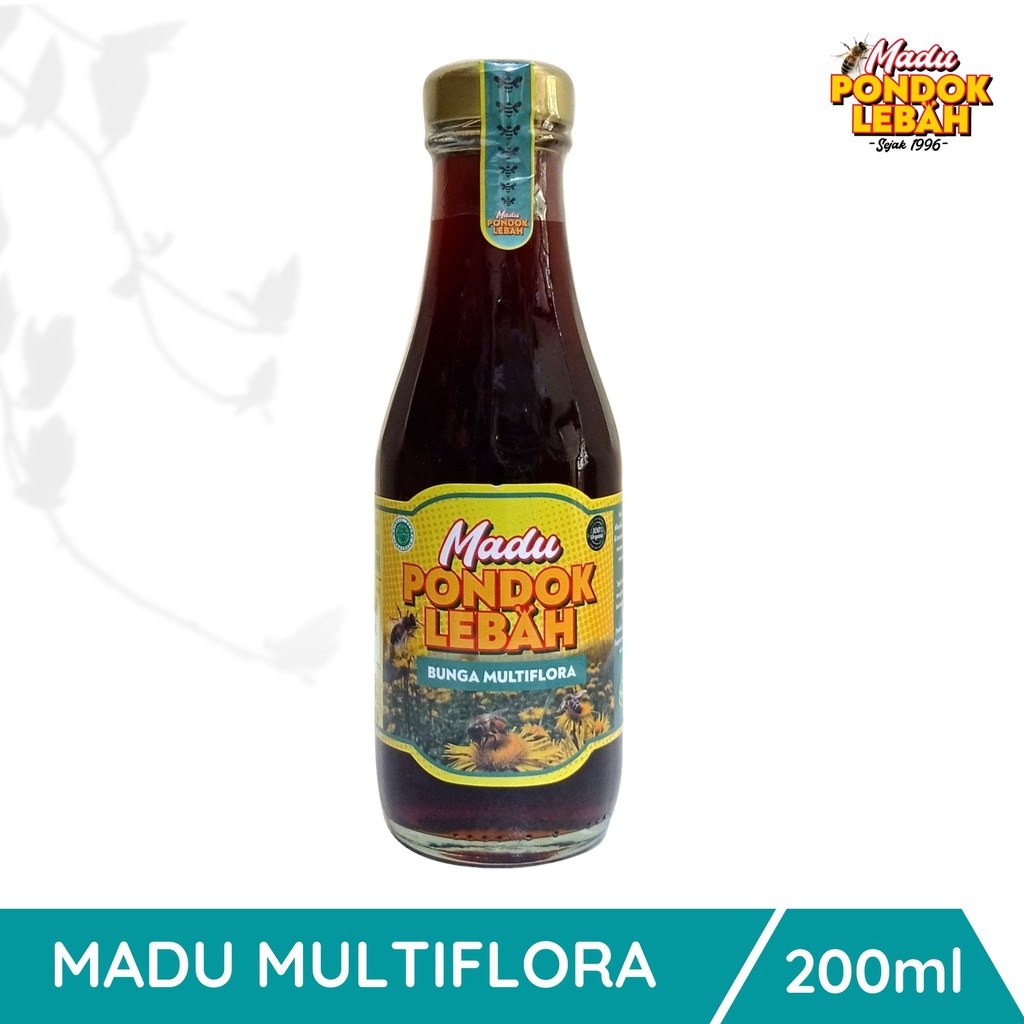 

Madu Multiflora 200 ml Produksi Pondok Lebah