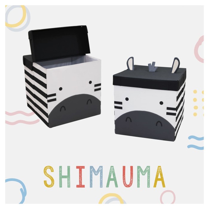 Kubo Kids Box Organizer Shimauma/Kotak penyimpanan