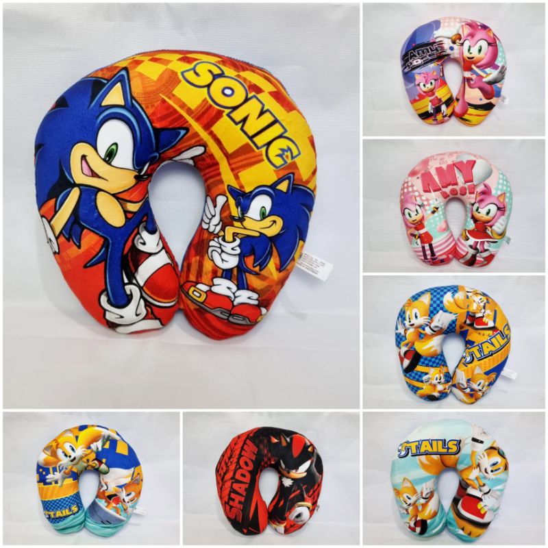 Bantal Leher U SONIC THE HEDGEHOG, Shadow,  Amy Rose, Tails