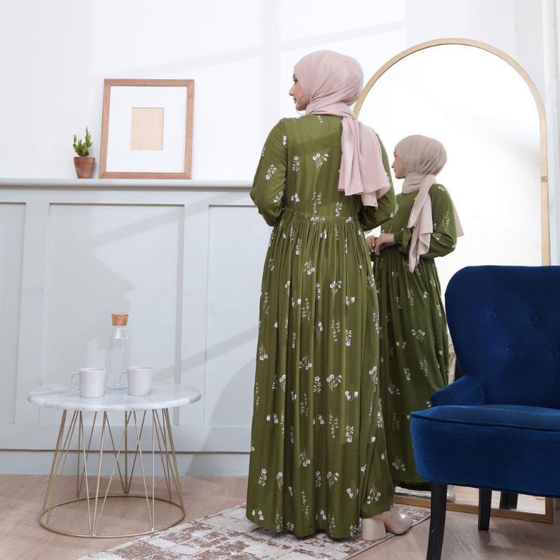 TERMURAH MAHIRA DRESS HUSNA SERUT MAXY