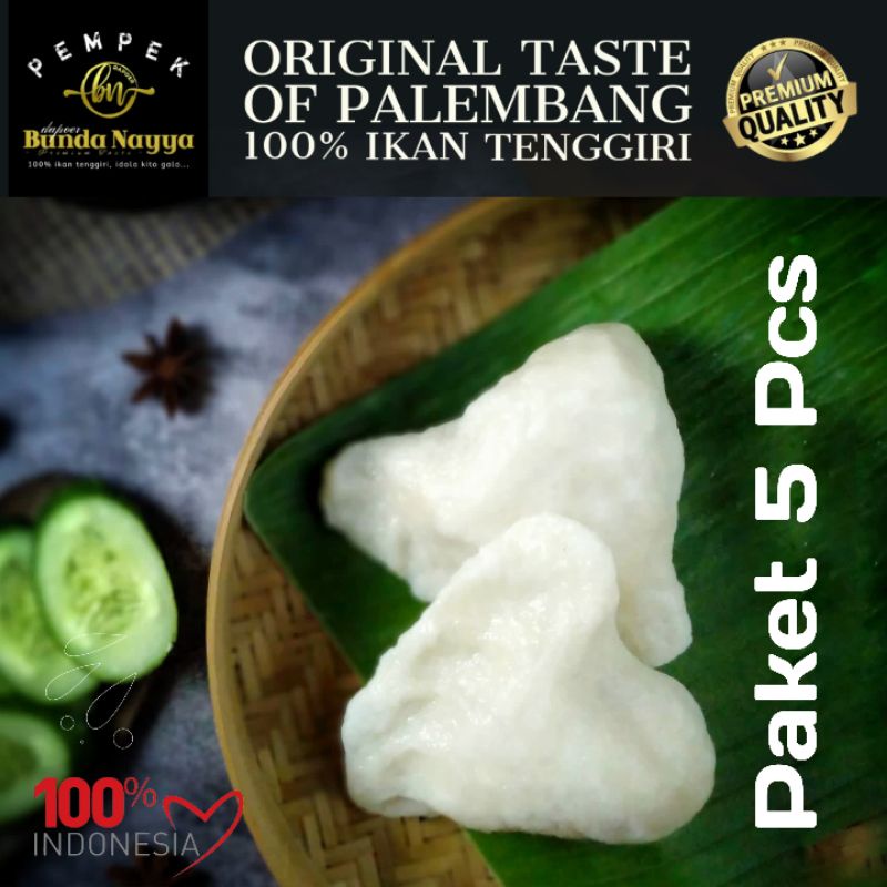 

Pempek Palembang Asli Paket Kapal Selam 5pcs