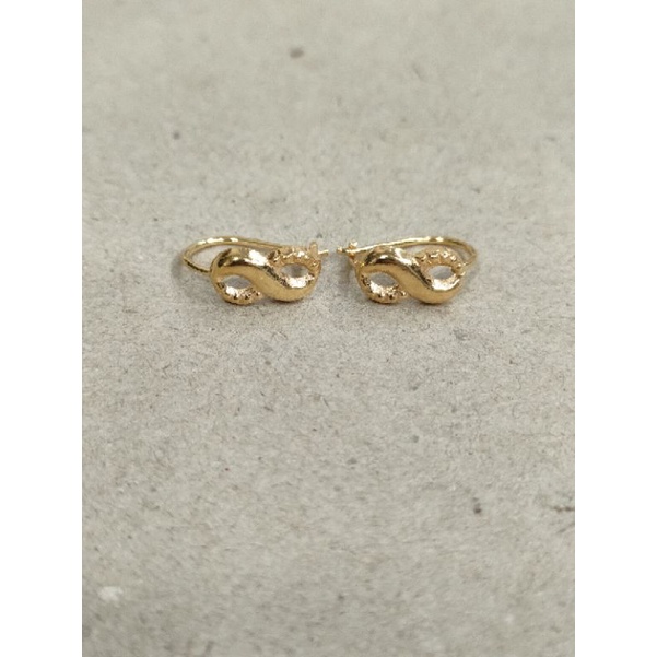 anting desi angka 8 setengah gram emas muda