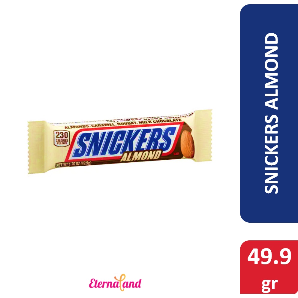 

Snickers Almond Chocolate - Cokelat Nougat Caramel dan Kacang