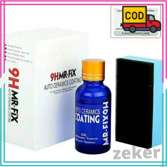 Coating Mr. Fix Nano Ceramik Coating 9H Laminating Mobil