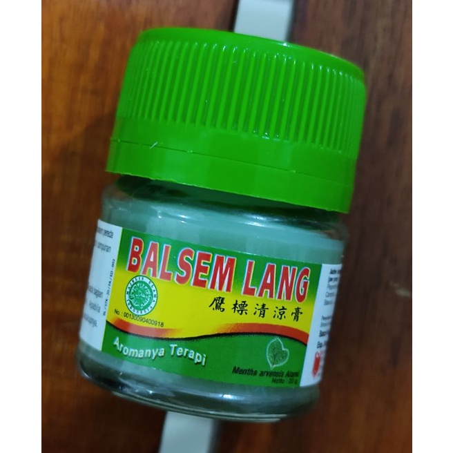 Balsem Lang 20 Gram / Meredakan pusing / Masuk Angin / Pegal-pegal / Nyeri Sendi / Keseleo