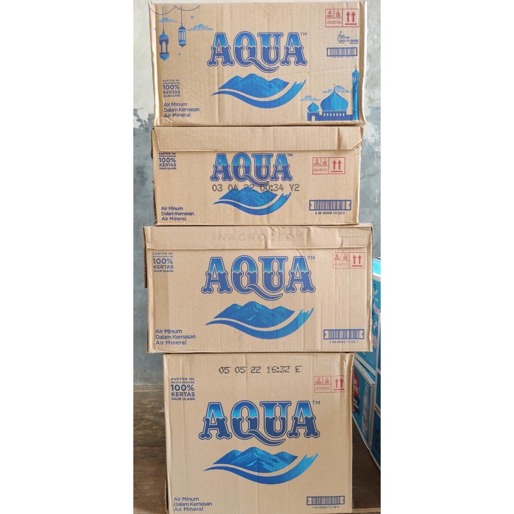 Jual Aqua Air Mineral Dus Shopee Indonesia 0550