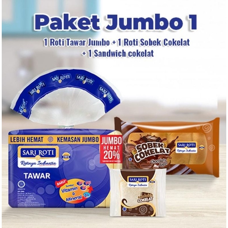 

Paket Jumbo 1 Sari Roti