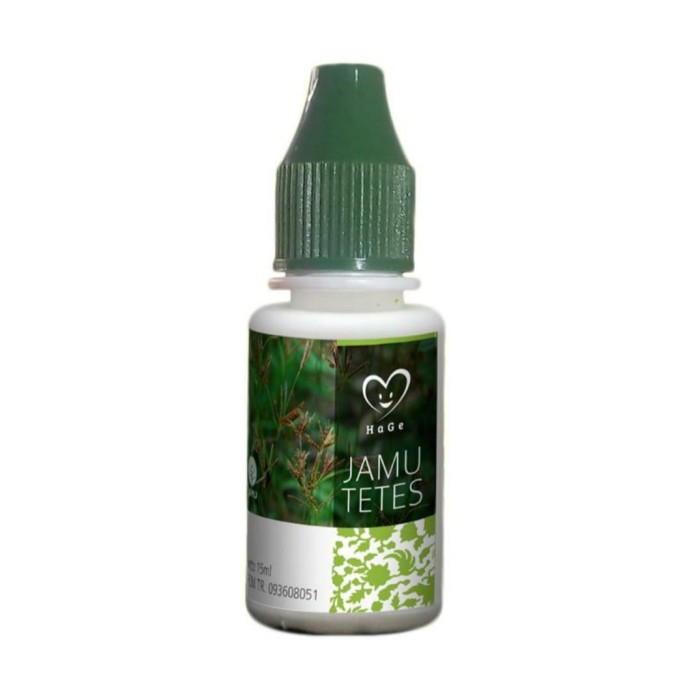 Original Jamu Tetes HAGE Hati Gembira