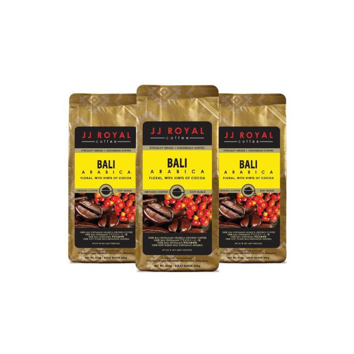 

SPECIAL PRICE BUY 3 JJ ROYAL COFFEE BALI ARABICA BAG 200GR